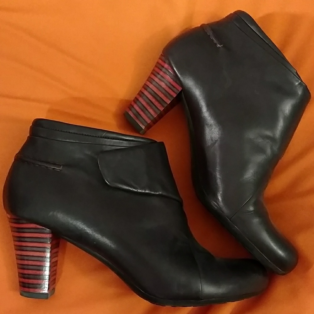 Camper Leather Ankle Booties Size 38